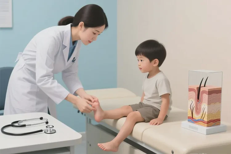 小儿脚上经常起湿疹可以治愈吗(图3)