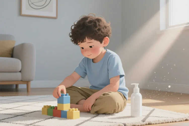 小孩四肢经常起湿疹可以治愈吗(图1)