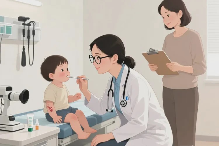 小儿脖子经常起湿疹可以治愈吗(图2)