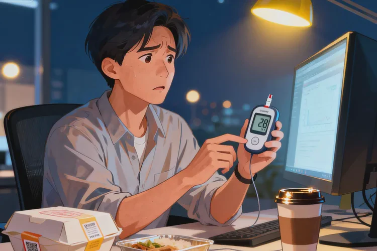 28岁早上空腹血糖15点2是怎么回事(图1)