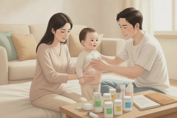 小孩肚子上经常起湿疹可以治愈吗(图3)