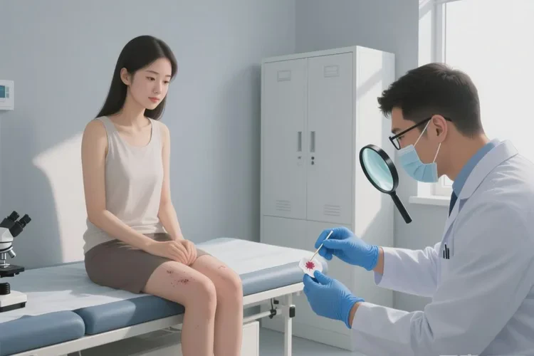 女性屁股经常起湿疹可以治愈吗(图1)