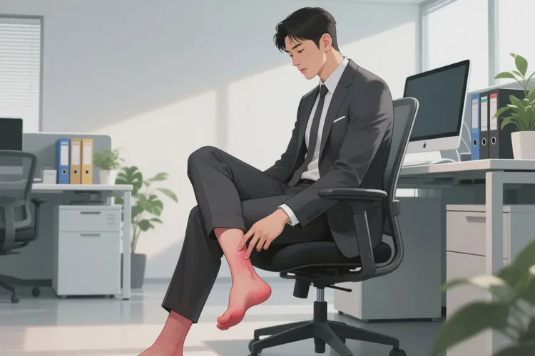 男性小腿偶尔起湿疹可以治愈吗(图1)