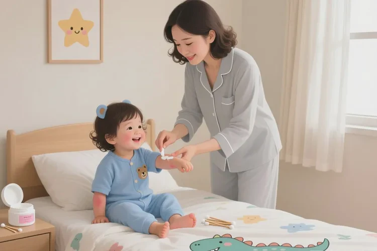 小儿手臂长湿疹可以治愈吗(图1)