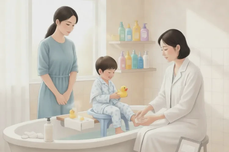 小孩脚上容易长湿疹可以治愈吗(图2)