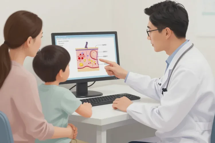 小儿手臂出现湿疹可以治愈吗(图2)