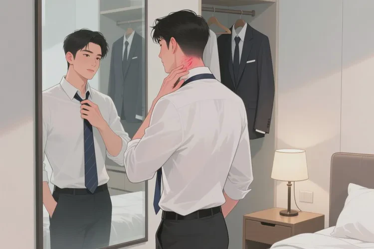 男性脖子上偶尔起湿疹可以治愈吗(图1)