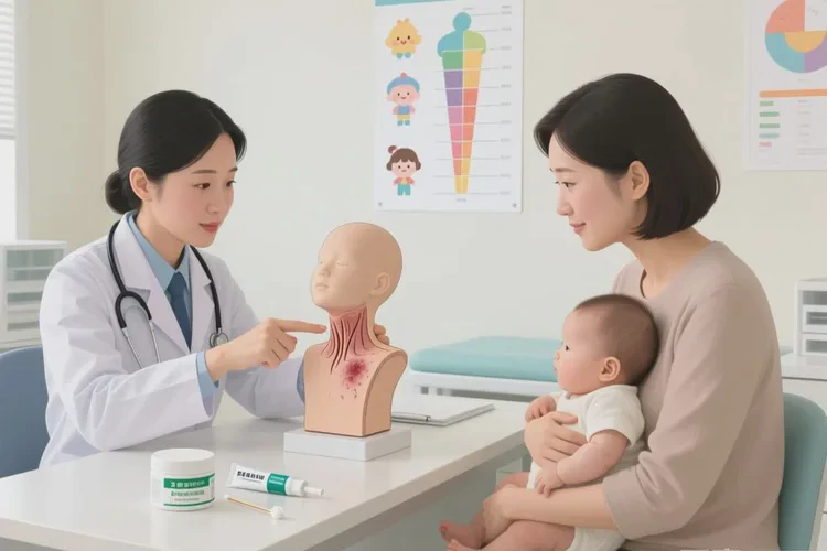 小儿脖子上经常长湿疹可以治愈吗(图2)