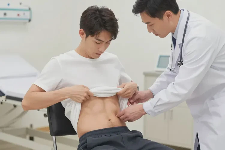 男性肚子出湿疹可以治愈吗(图1)