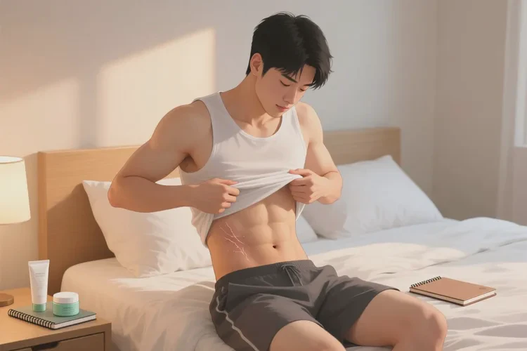 男性肚子上经常起湿疹可以治愈吗(图1)