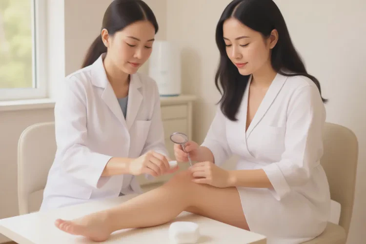 产妇小腿上出现湿疹可以治愈吗(图1)