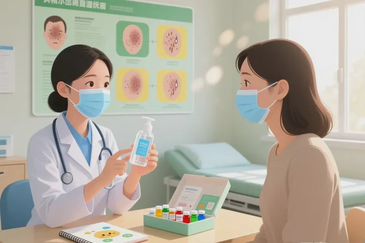 小儿全身偶尔长湿疹可以治愈吗(图1)