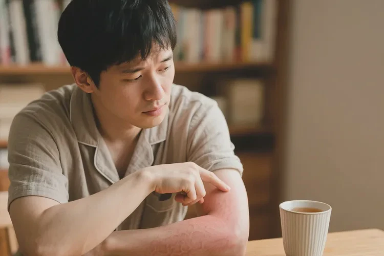 男性手臂经常长湿疹可以治愈吗(图1)