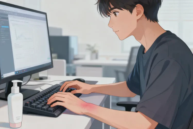 男性手上容易起湿疹可以治愈吗(图1)