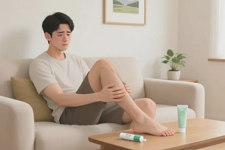 男性小腿出湿疹可以治愈吗(图1)