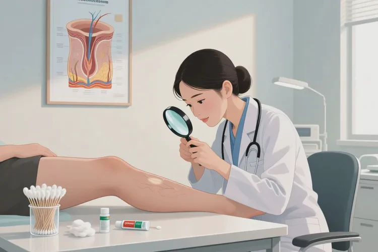 女性大腿上偶尔起湿疹可以治愈吗(图3)