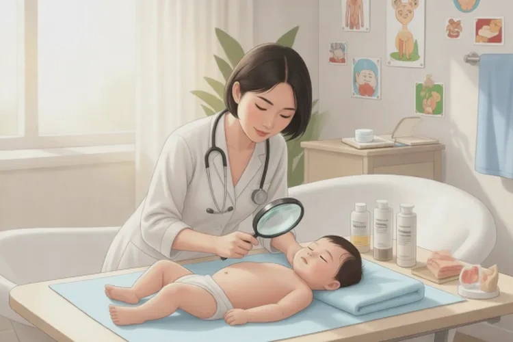 小孩肚子上有湿疹可以治愈吗(图3)