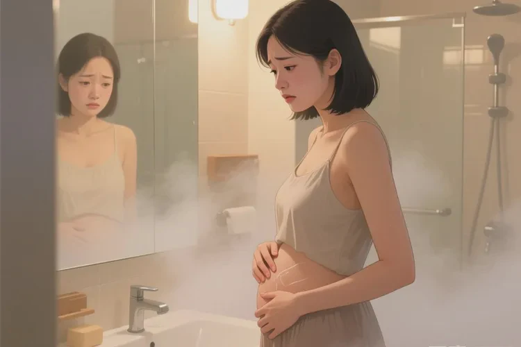 女性肚子上偶尔长湿疹可以治愈吗(图1)