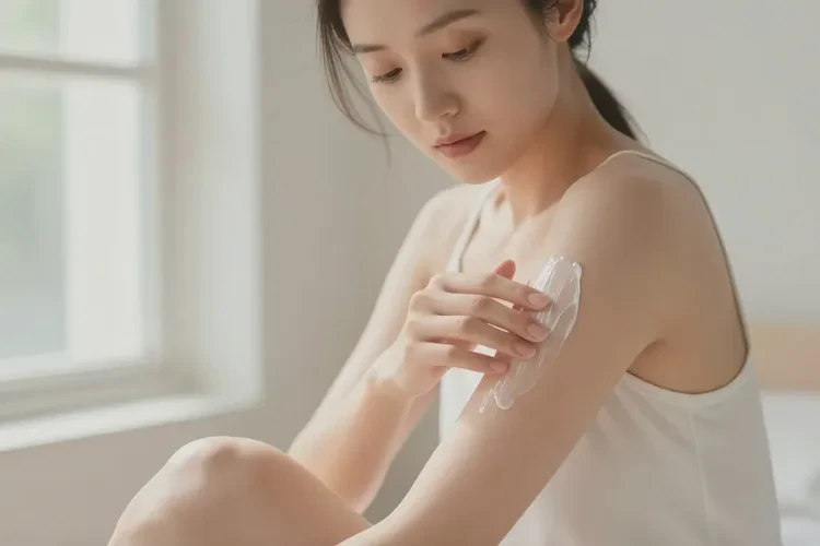 女性手臂偶尔起湿疹可以治愈吗(图1)