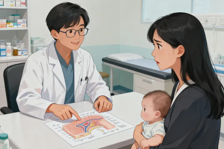 小孩肛周容易起湿疹可以治愈吗(图1)