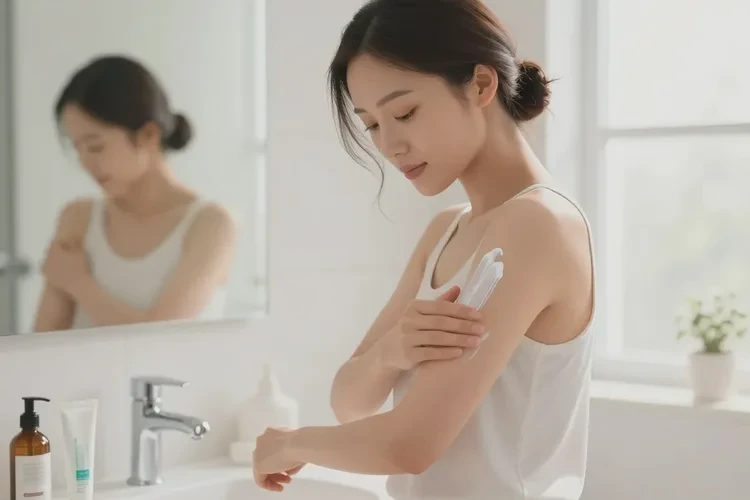 女性四肢长湿疹可以治愈吗(图1)