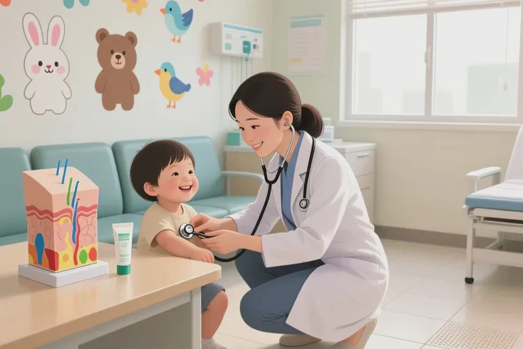 小儿脸上经常起湿疹可以治愈吗(图4)