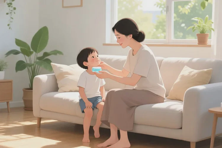 小儿脖子长湿疹可以治愈吗(图1)