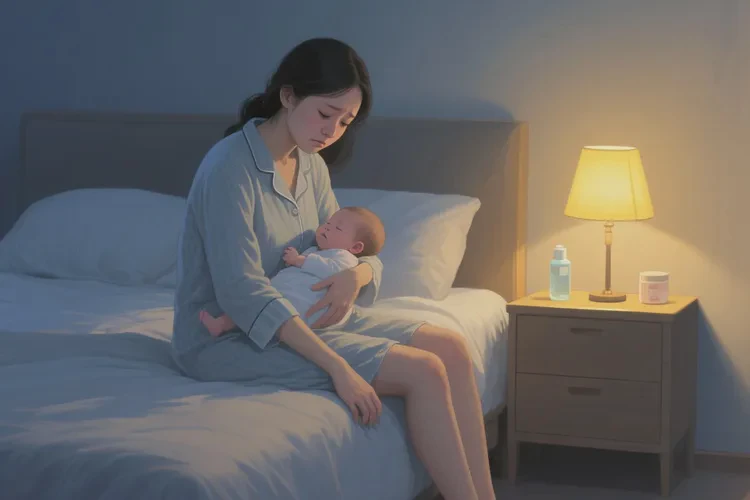 产妇大腿上偶尔起湿疹可以治愈吗(图1)