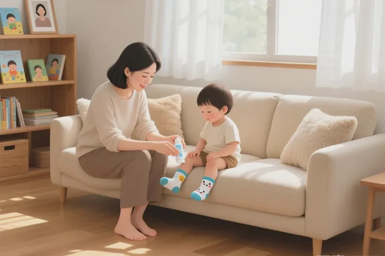 小儿脚上起湿疹可以治愈吗(图1)