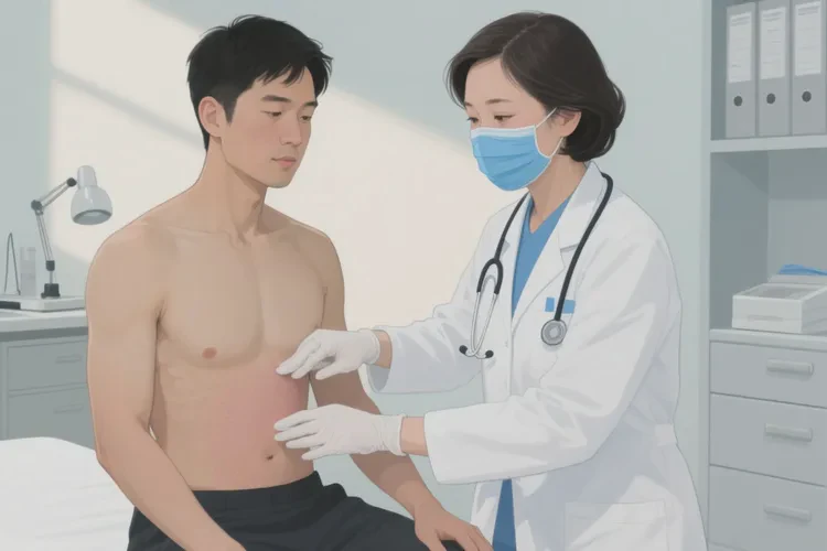 男性肚子偶尔长湿疹可以治愈吗(图3)