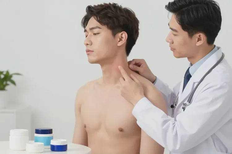 男性脖子有湿疹可以治愈吗(图2)