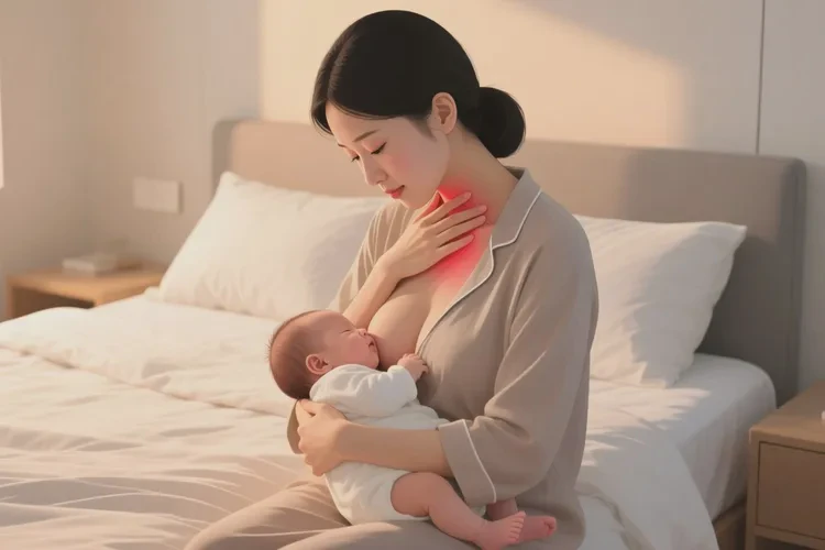 产妇脖子上经常长湿疹可以治愈吗(图1)