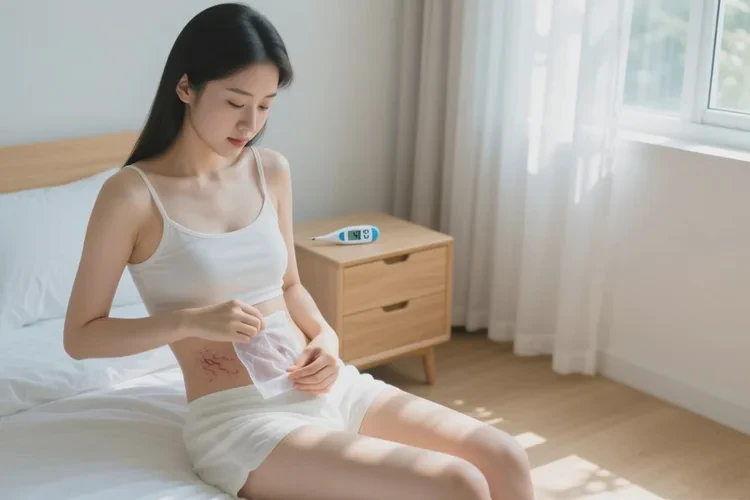 女性肚子偶尔长湿疹可以治愈吗(图1)