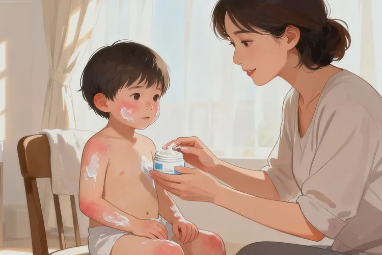 小孩全身经常起湿疹可以治愈吗(图1)