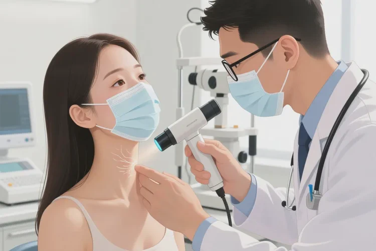 女性脖子上起湿疹可以治愈吗(图2)