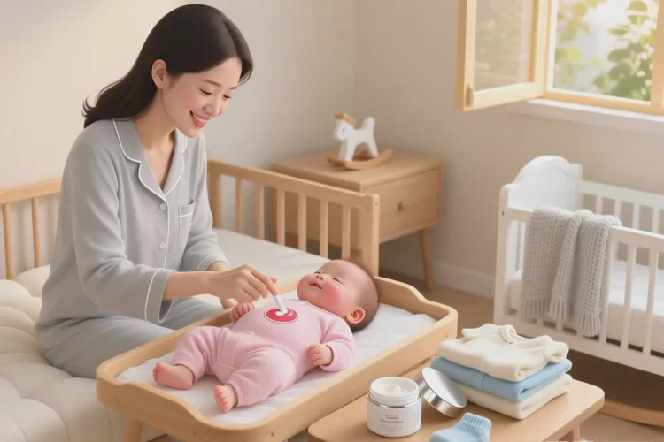 小儿肚子起湿疹可以治愈吗(图1)