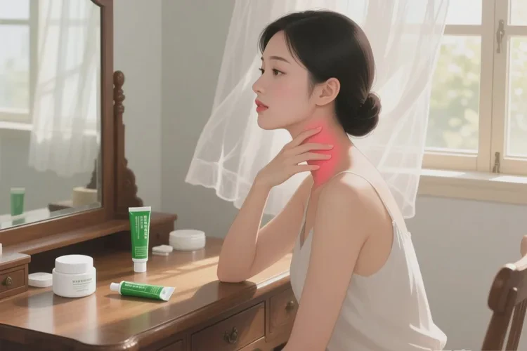女性脖子经常起湿疹可以治愈吗(图1)
