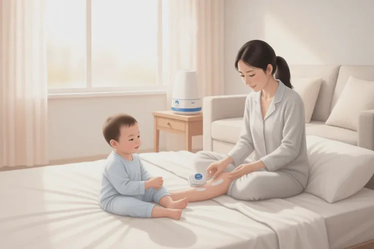 小孩小腿长湿疹可以治愈吗(图1)