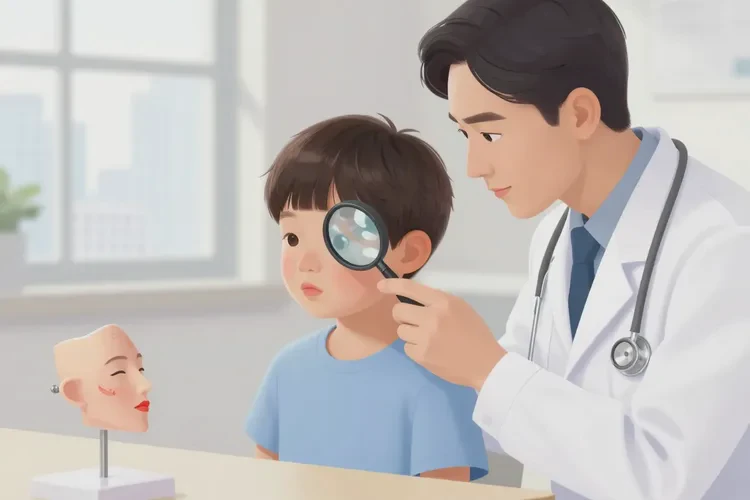 小儿脸上经常长湿疹可以治愈吗(图2)