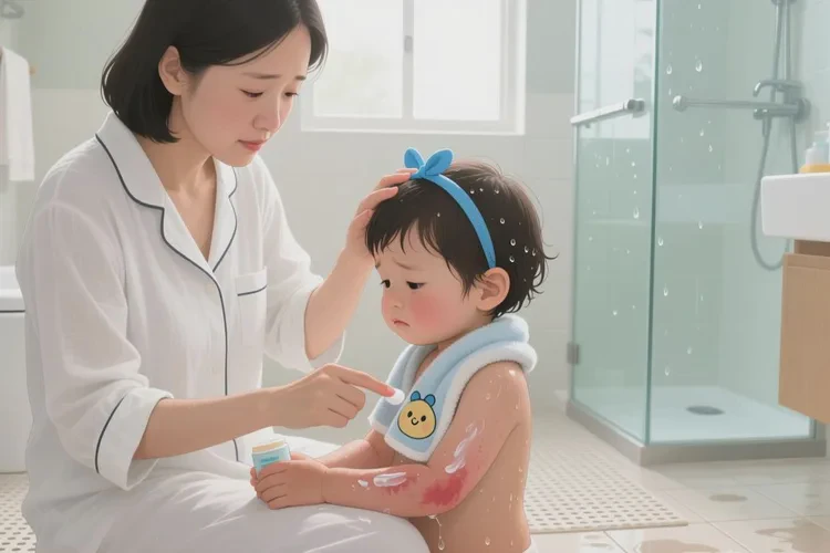 小儿手臂容易长湿疹可以治愈吗(图1)