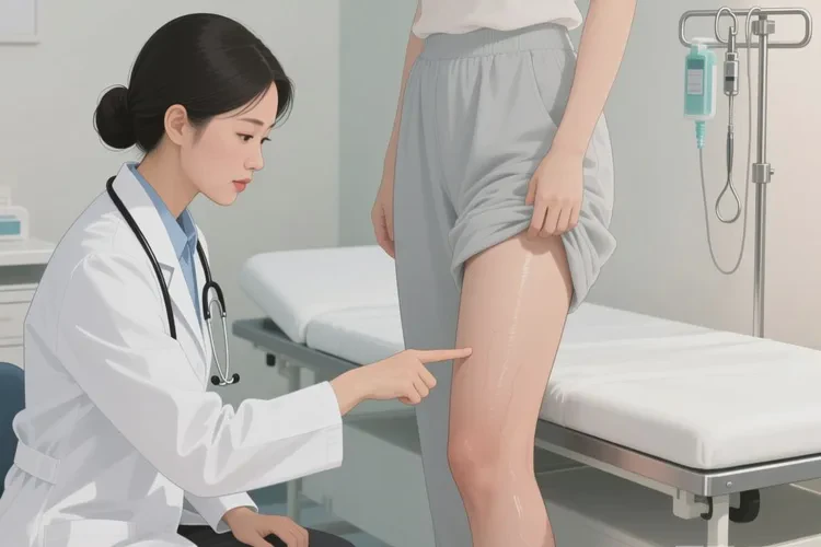 女性大腿长湿疹可以治愈吗(图2)