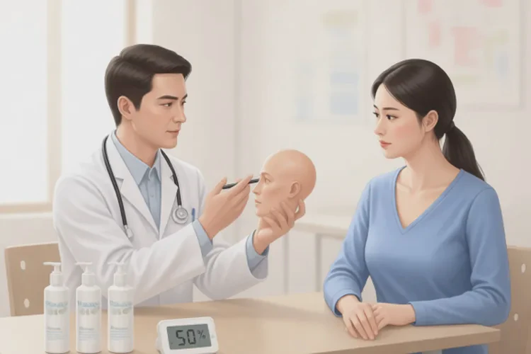 产妇脖子上出现湿疹可以治愈吗(图1)