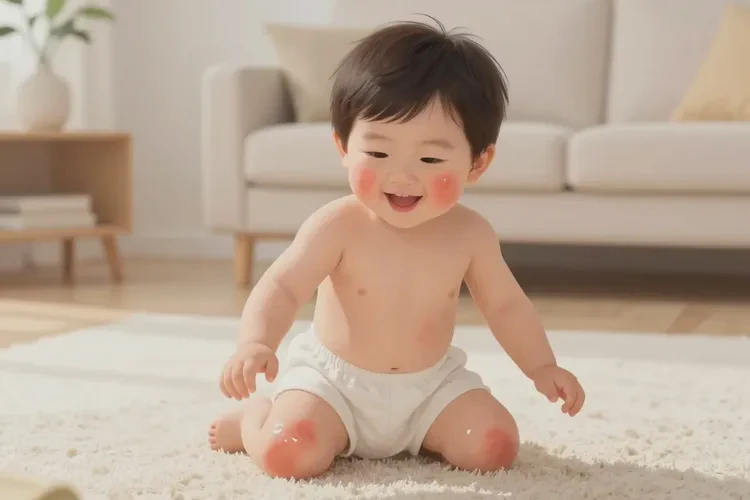 小儿大腿经常长湿疹可以治愈吗(图2)