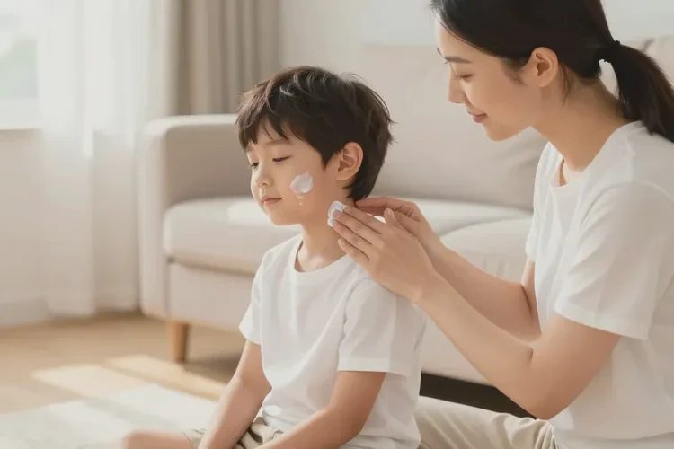 小儿脖子偶尔起湿疹可以治愈吗(图1)