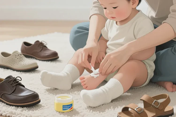 小孩脚上长湿疹可以治愈吗(图1)