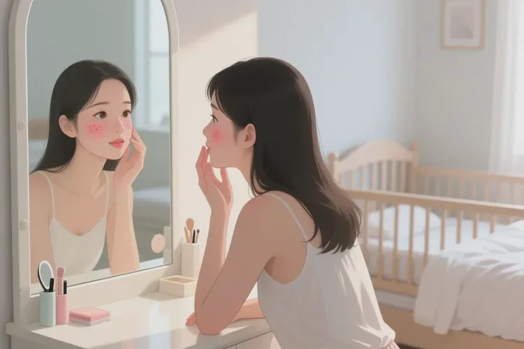 产妇面部出湿疹可以治愈吗(图1)