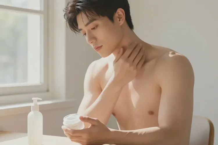 男性脖子有湿疹可以治愈吗(图1)