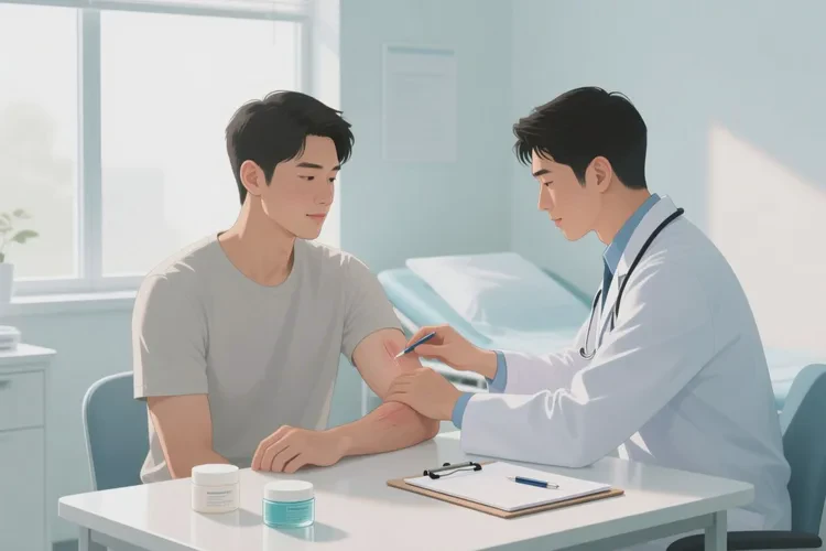 男性全身出湿疹可以治愈吗(图1)