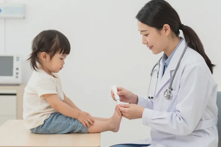 小儿脚上出湿疹可以治愈吗(图2)