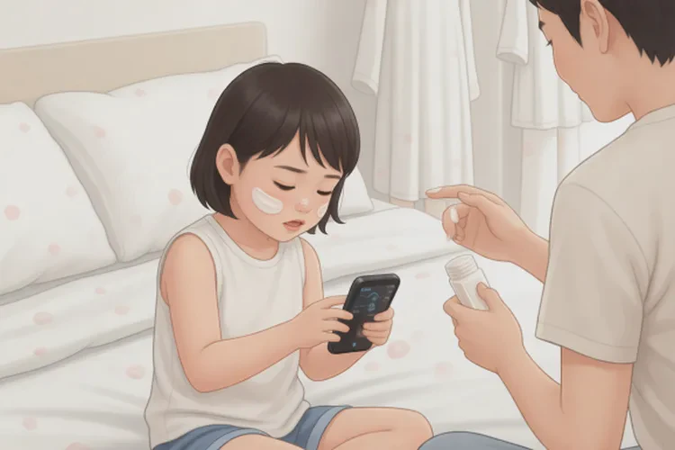 小孩全身偶尔长湿疹可以治愈吗(图3)